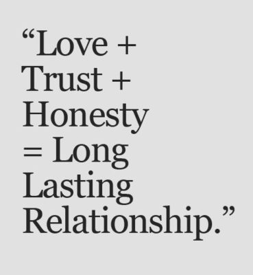 Love Trust Honesty